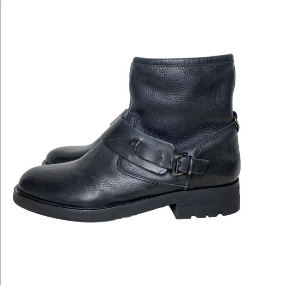 Hudson London Mac Buckle Booties - Picture 2 of 5